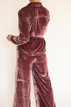 Load image into Gallery viewer, Free People velvet embroidered 2-piece suit - size 8/10
