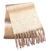 Load image into Gallery viewer, Ombre Scarf Mushroom/Cream
