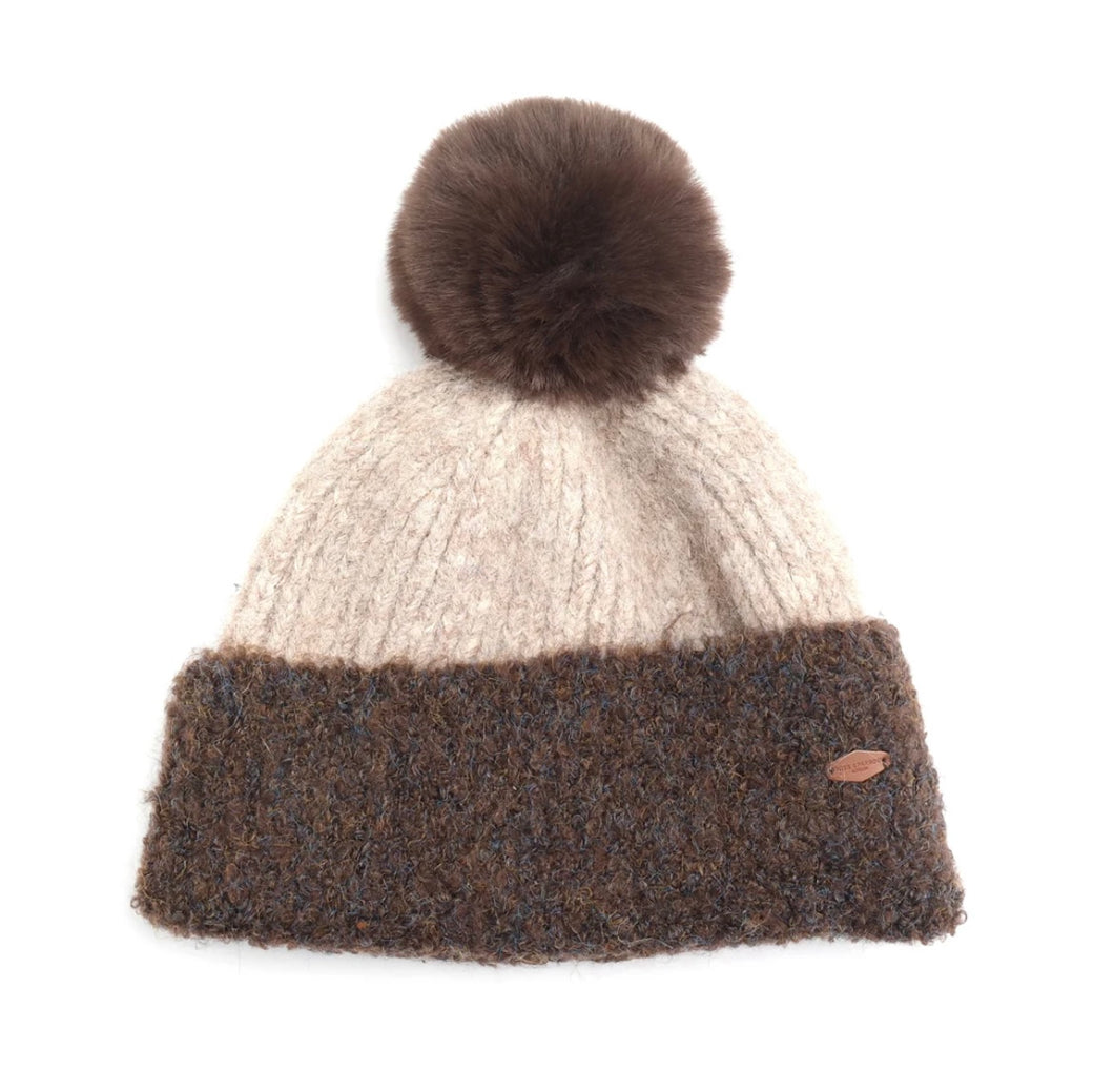 Fleece Pom Pom Hat