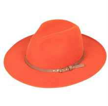 Load image into Gallery viewer, Classic Felt Fedora Hat         (Various colours)
