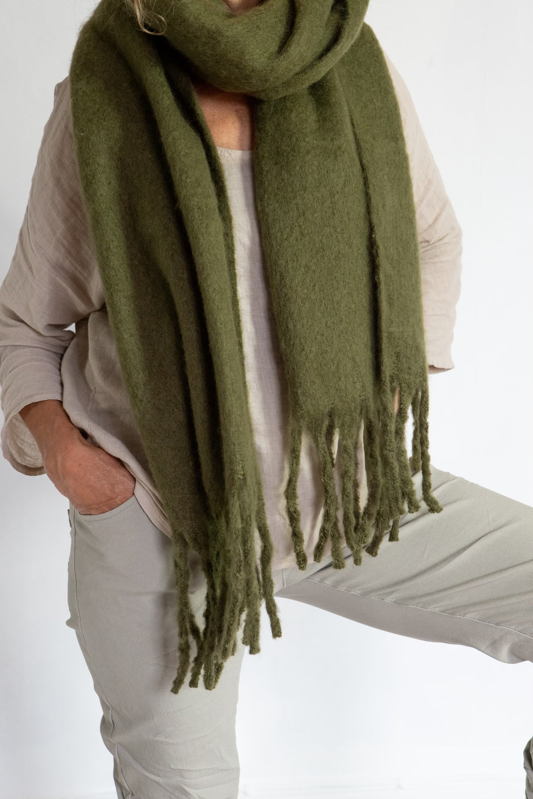 Moss Chunky Scarf