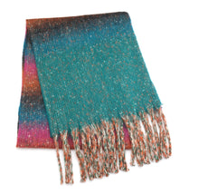 Load image into Gallery viewer, Ombre Scarf Pink/Teal
