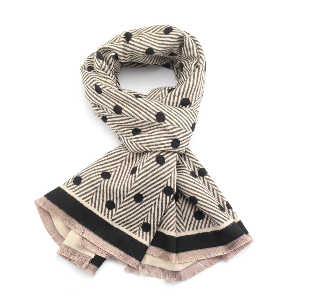 Spot Scarf Black